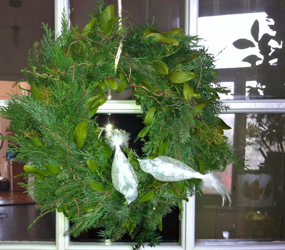 <p>Winterlicher Türkranz von BiFux</p>