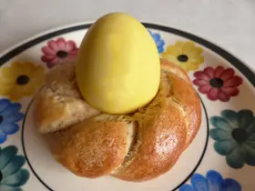 Osternest mit 1 Osterei