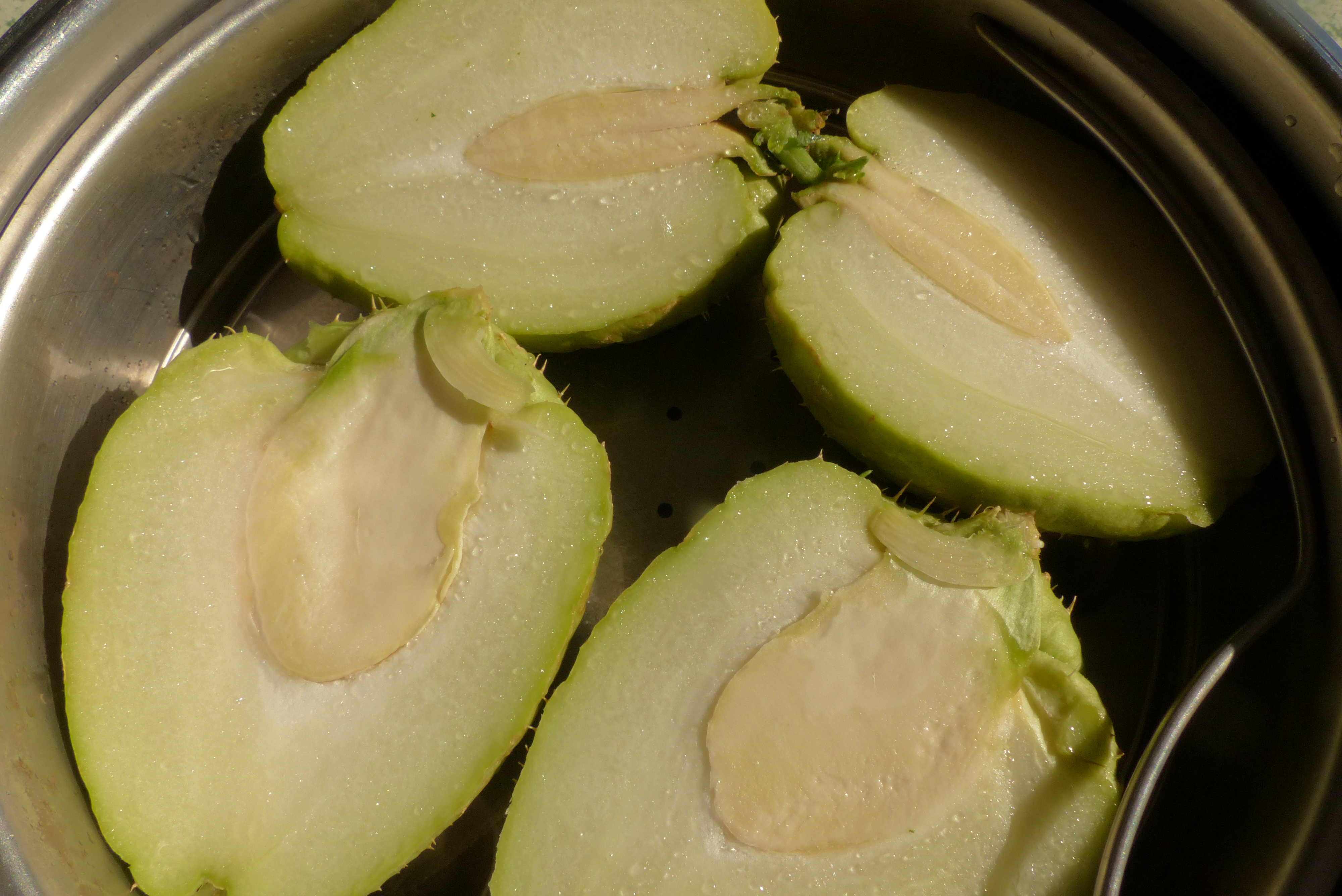 <p>Vor dem Dampfgaren ...</p>