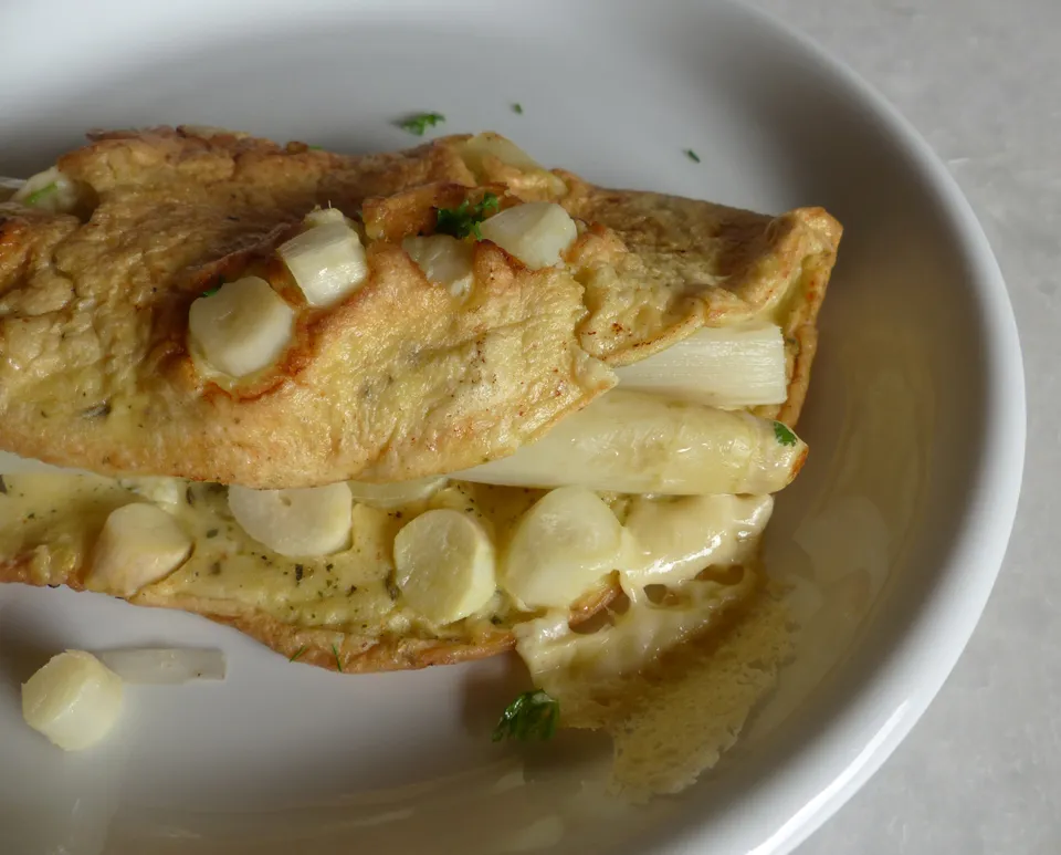 Spargel-Omelett