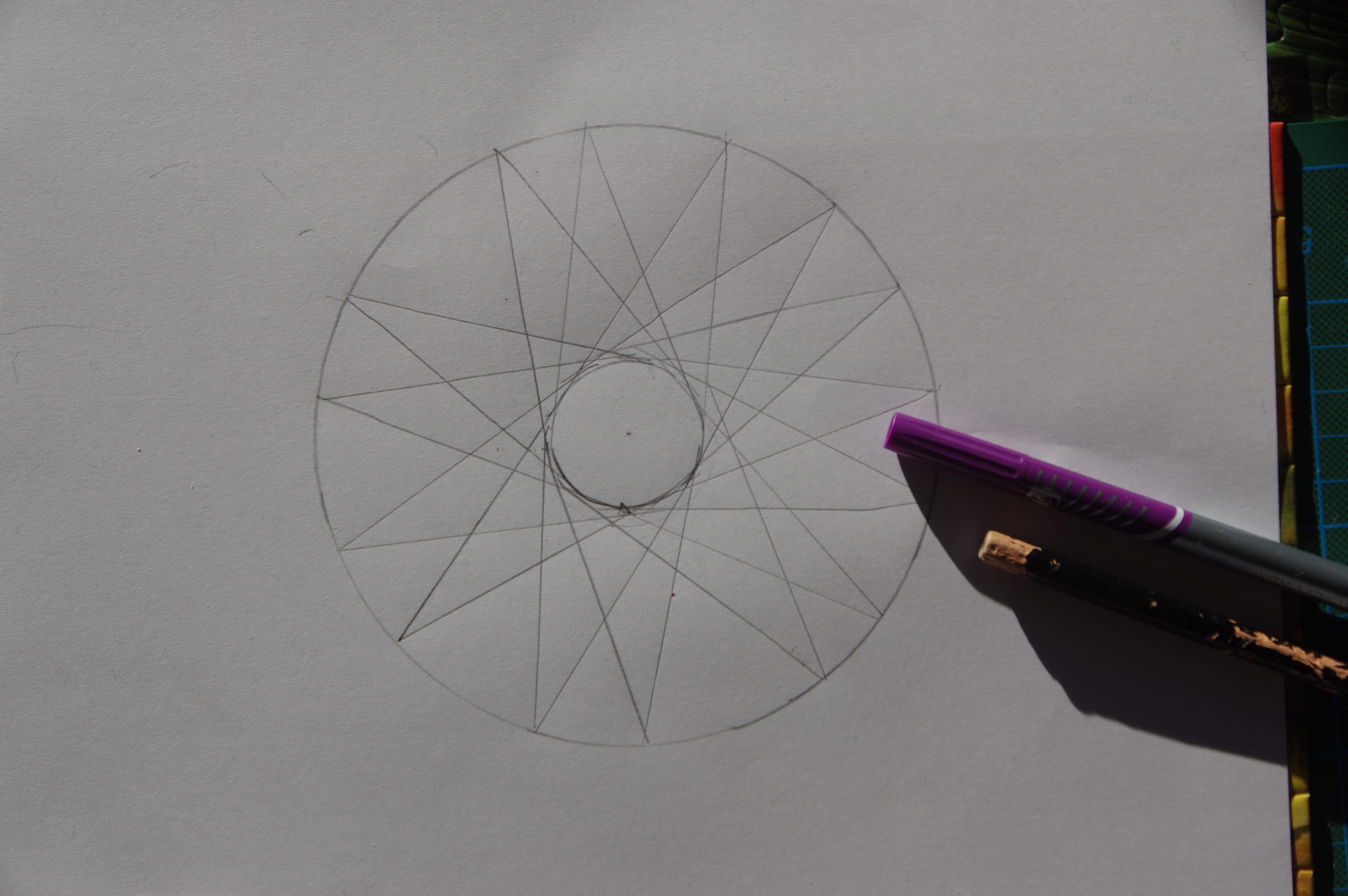 Mandala einfach selbst gemacht