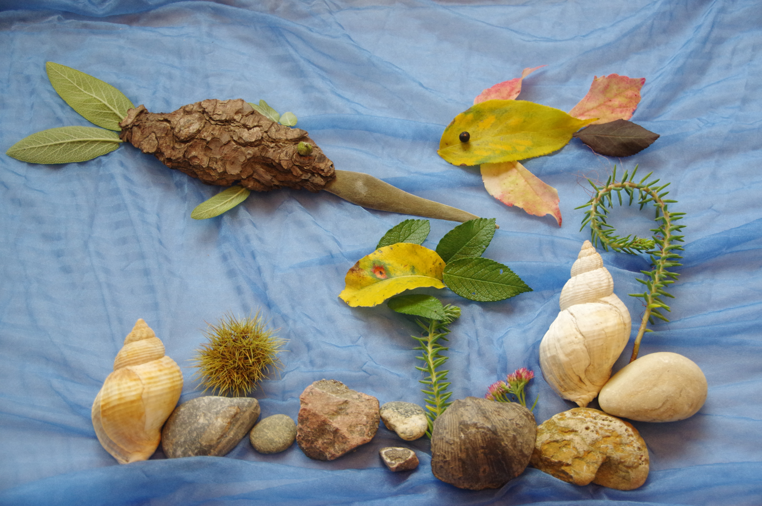 Blättertiere basteln