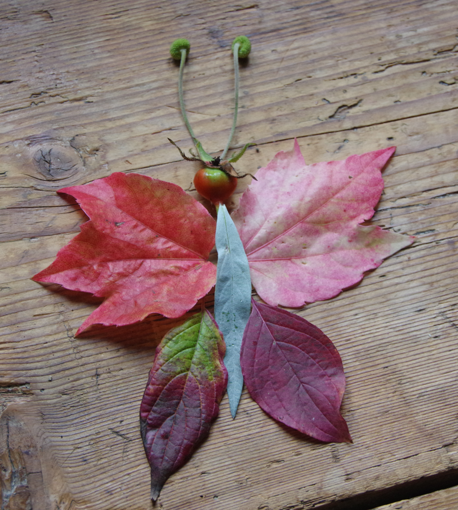 Blättertiere basteln