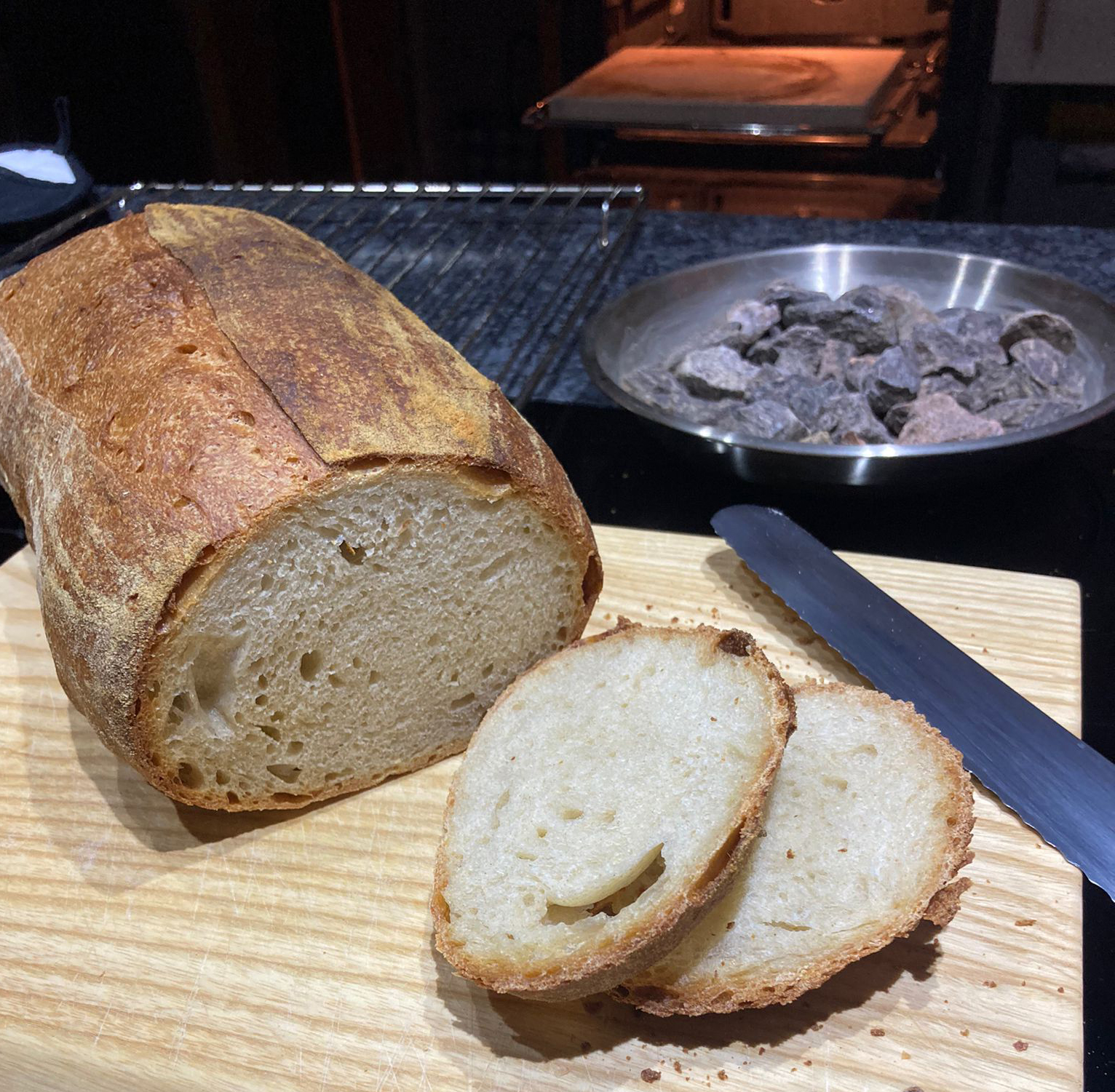 Mediterranes Weizenbrot, „Toskanabrot“