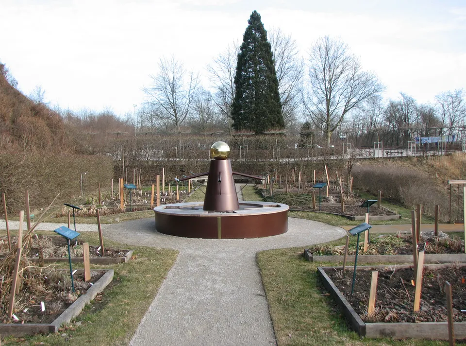Pflanzen im „Hortulus“, dem  ältesten  Klostergarten 