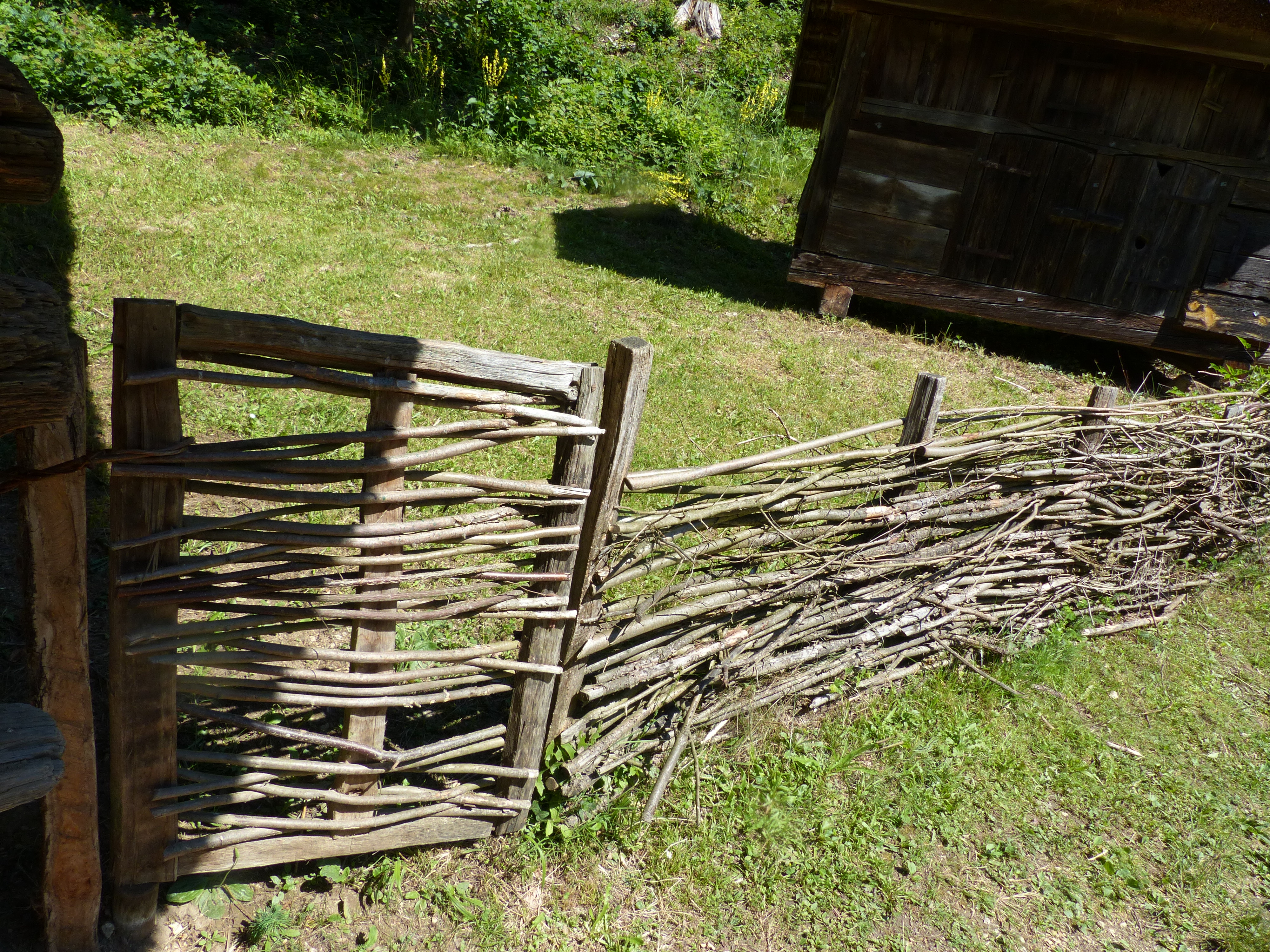 Weidenzäune  selber machen
