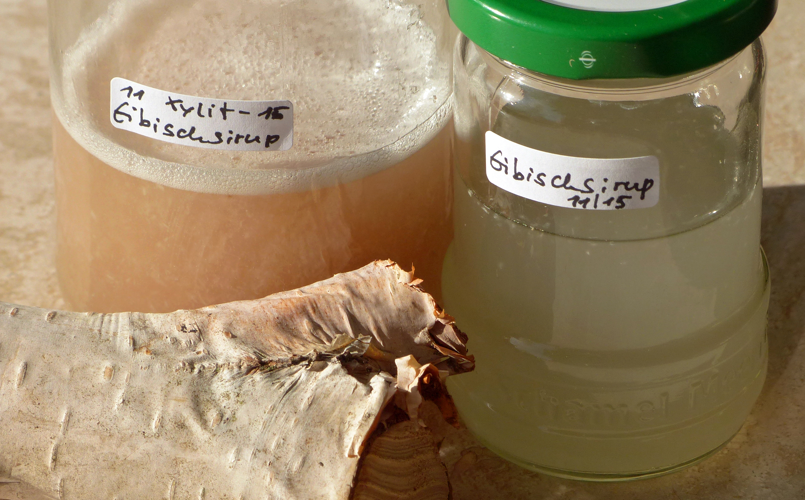 Eibischsirup mit Zucker