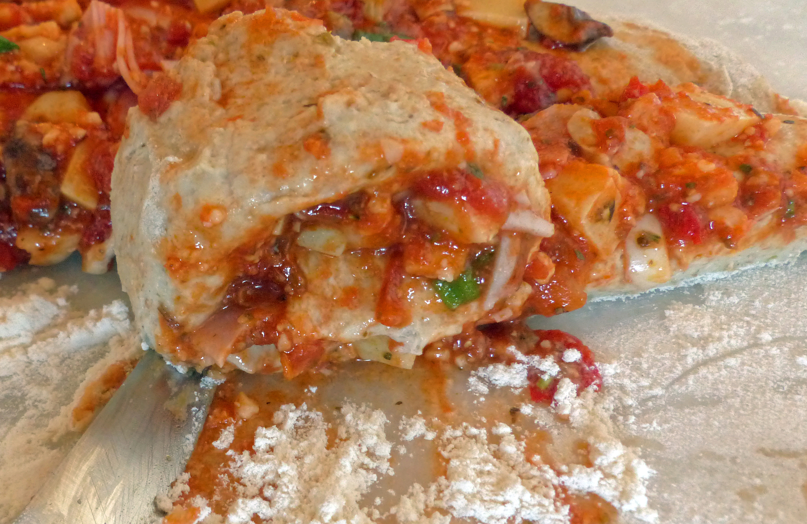 Pizzaschnecken aus Hefeteig