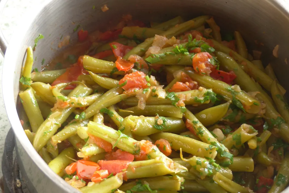 Grüne Bohnen à la Hellas