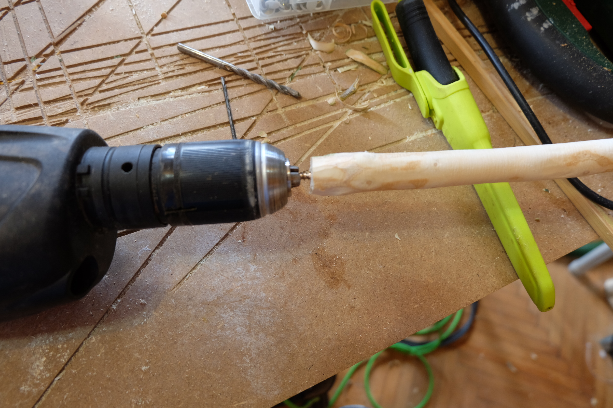 Quirl aus Christbaumspitze