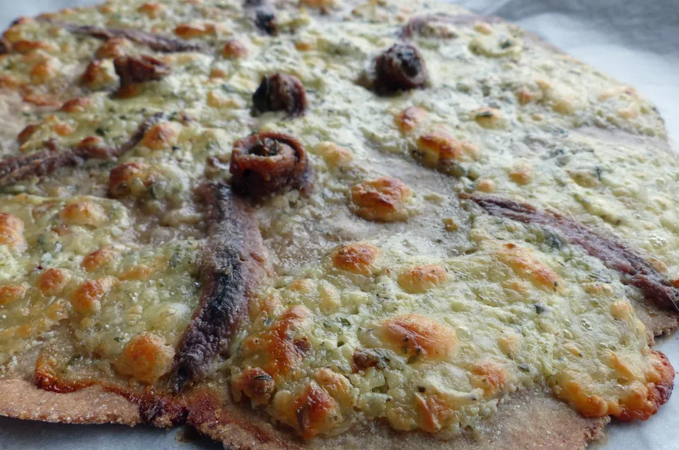 Pizza ohne Hefe, wahlweise glutenfrei