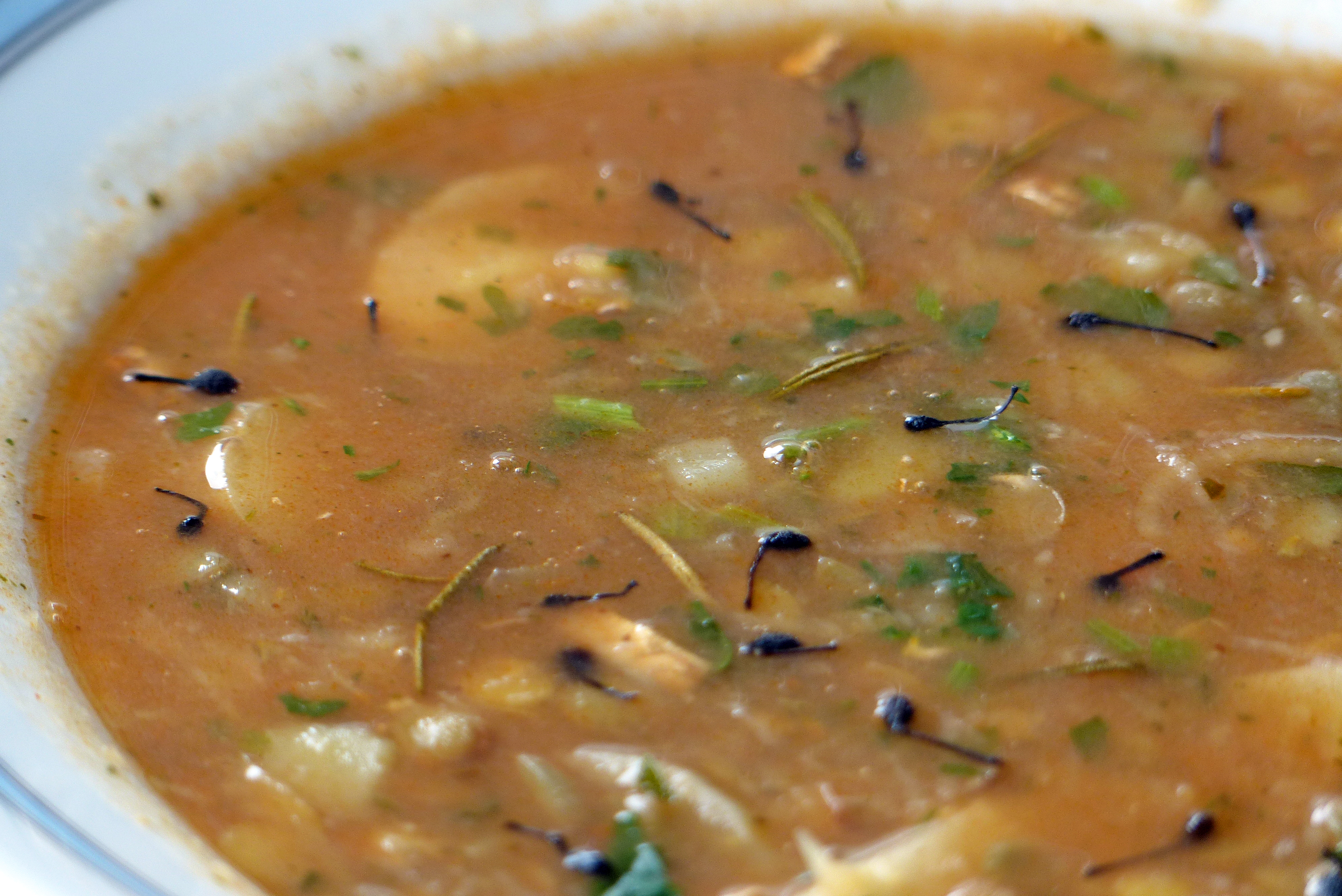 Linsen mit Pastinaken oder Süßkartoffeln, Topinambur