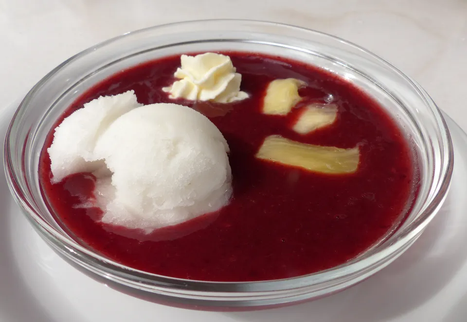 Pflaumencreme-Dessert 