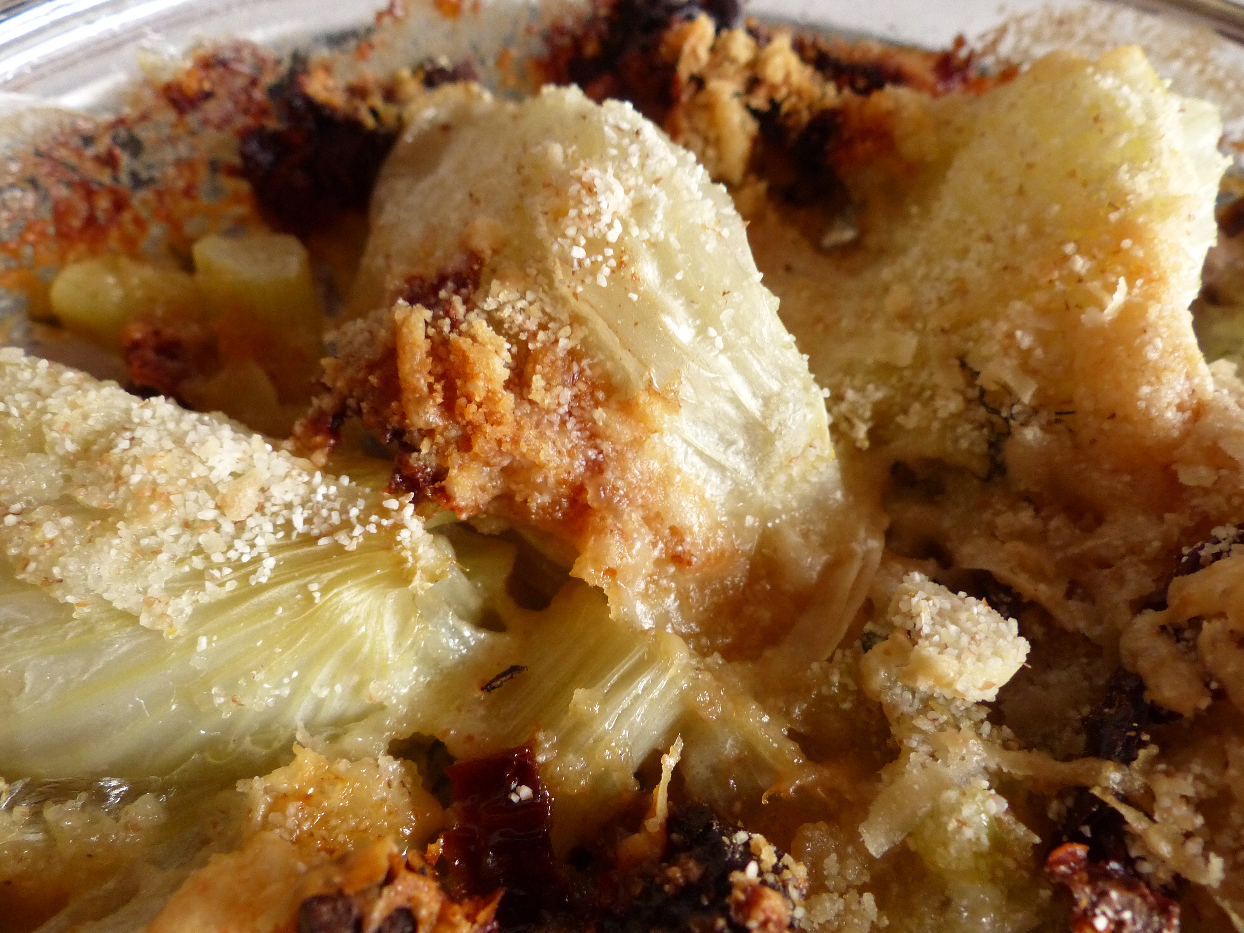 Fenchel, überbacken