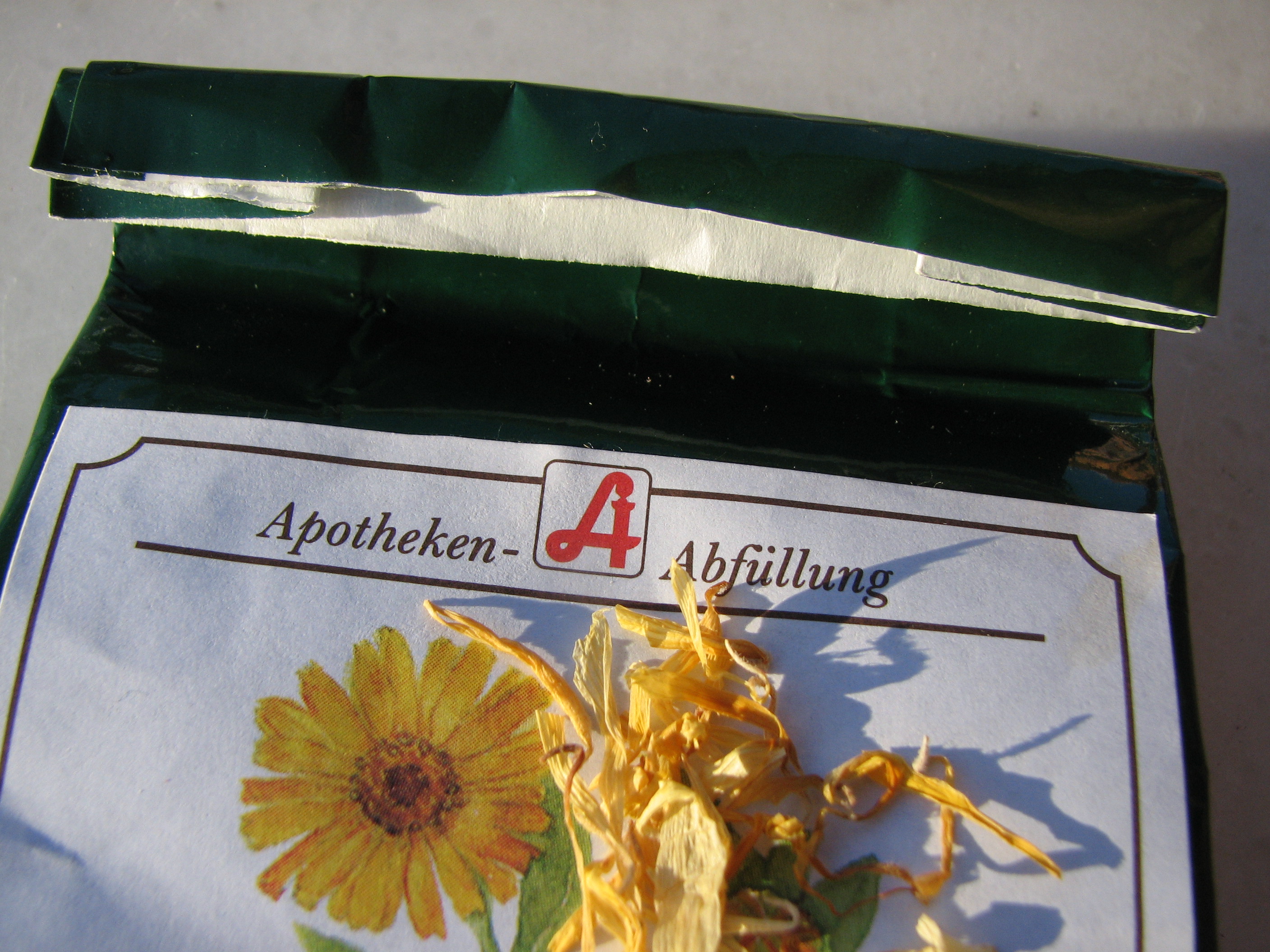 Ringelblumensalbe, ruckizucki! 