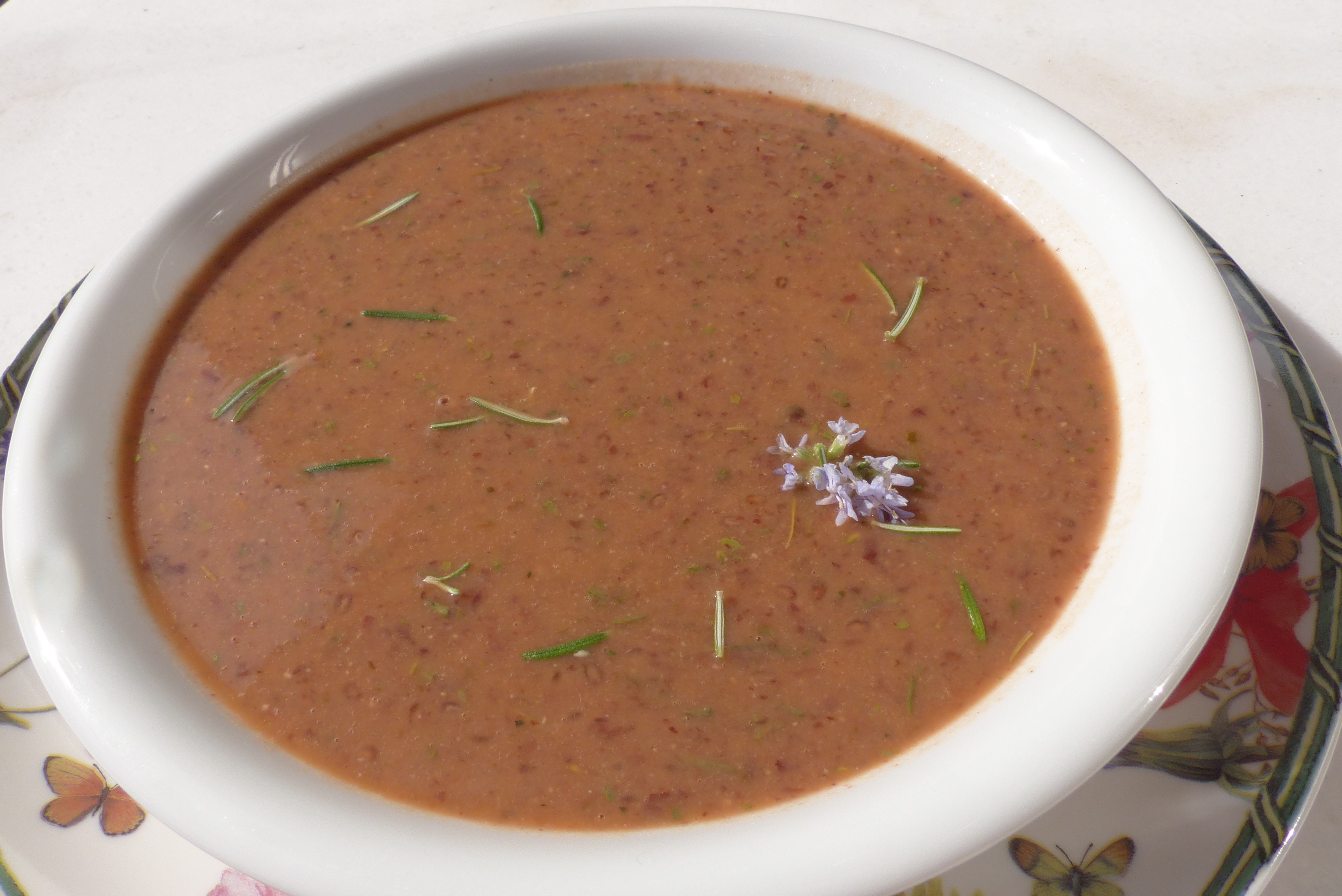 Bohnensuppe, cremige