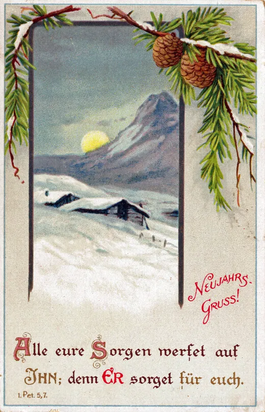 Neujahrskarten, Geburtstagskarten