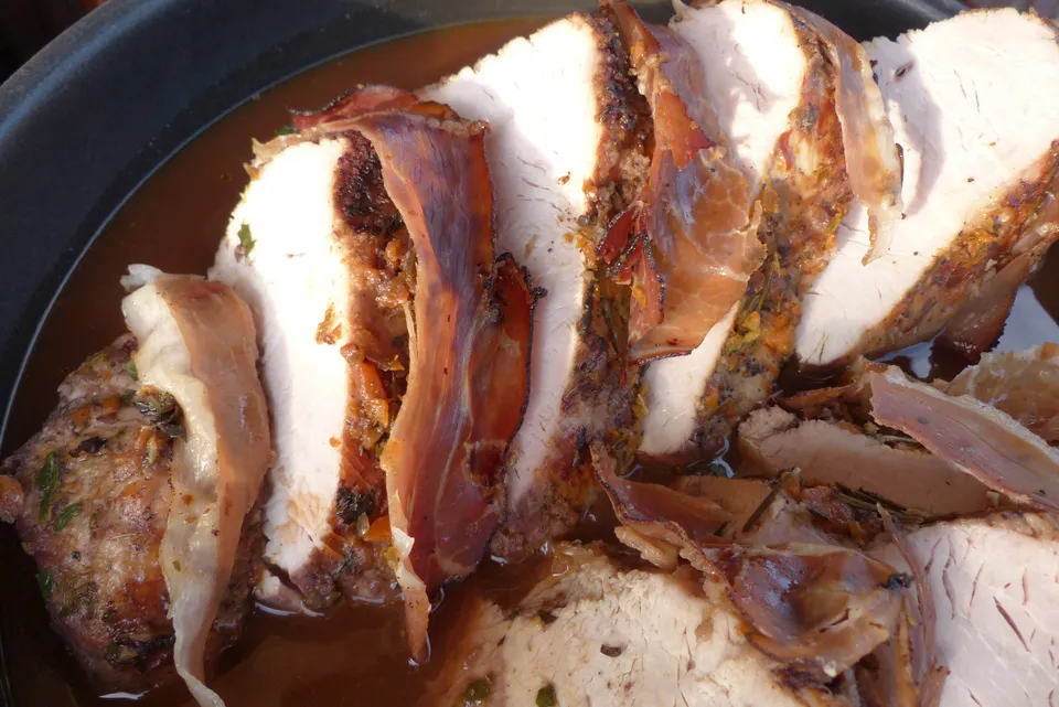 Putenbraten à la Saltimbocca