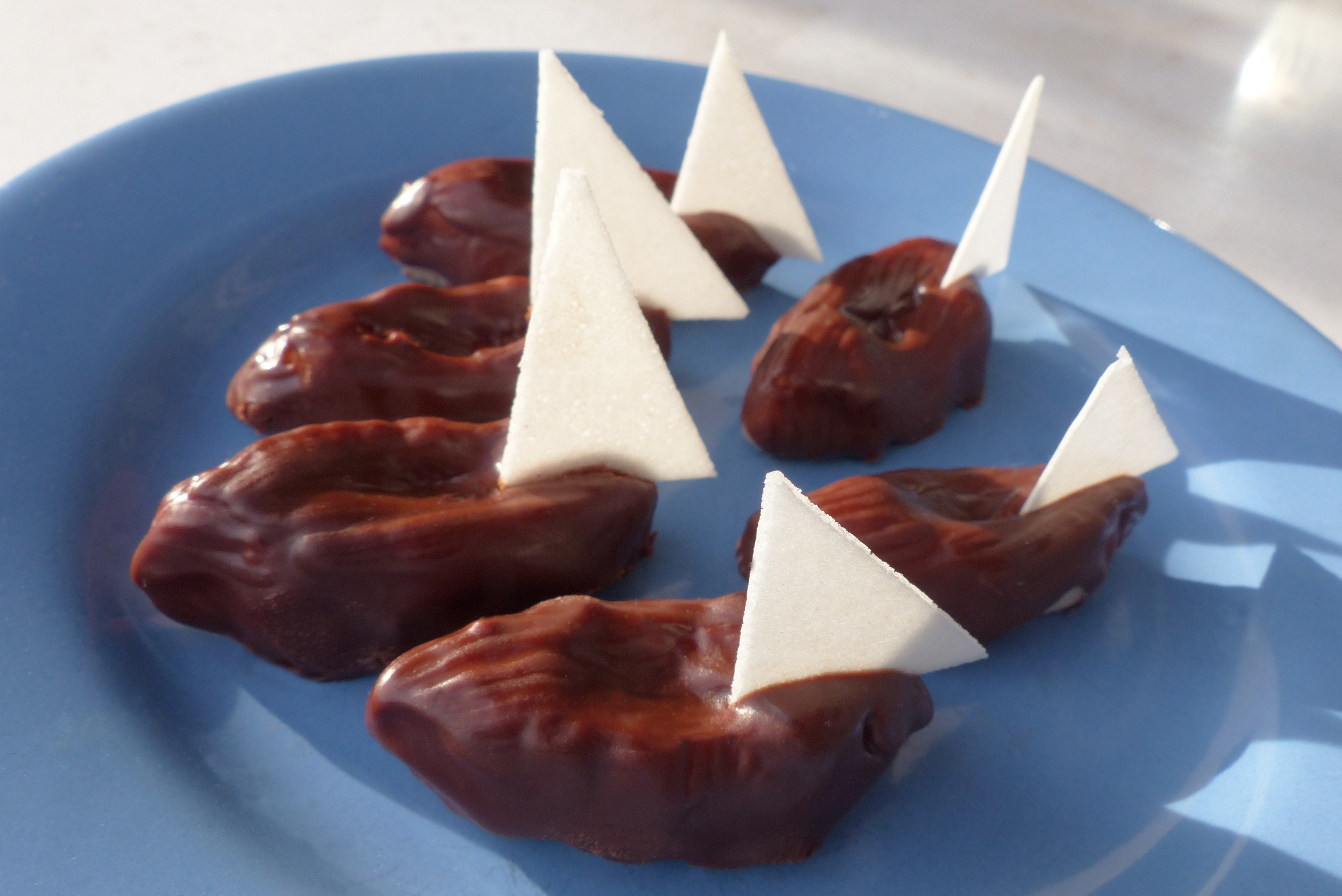 Marzipan-Segelboote