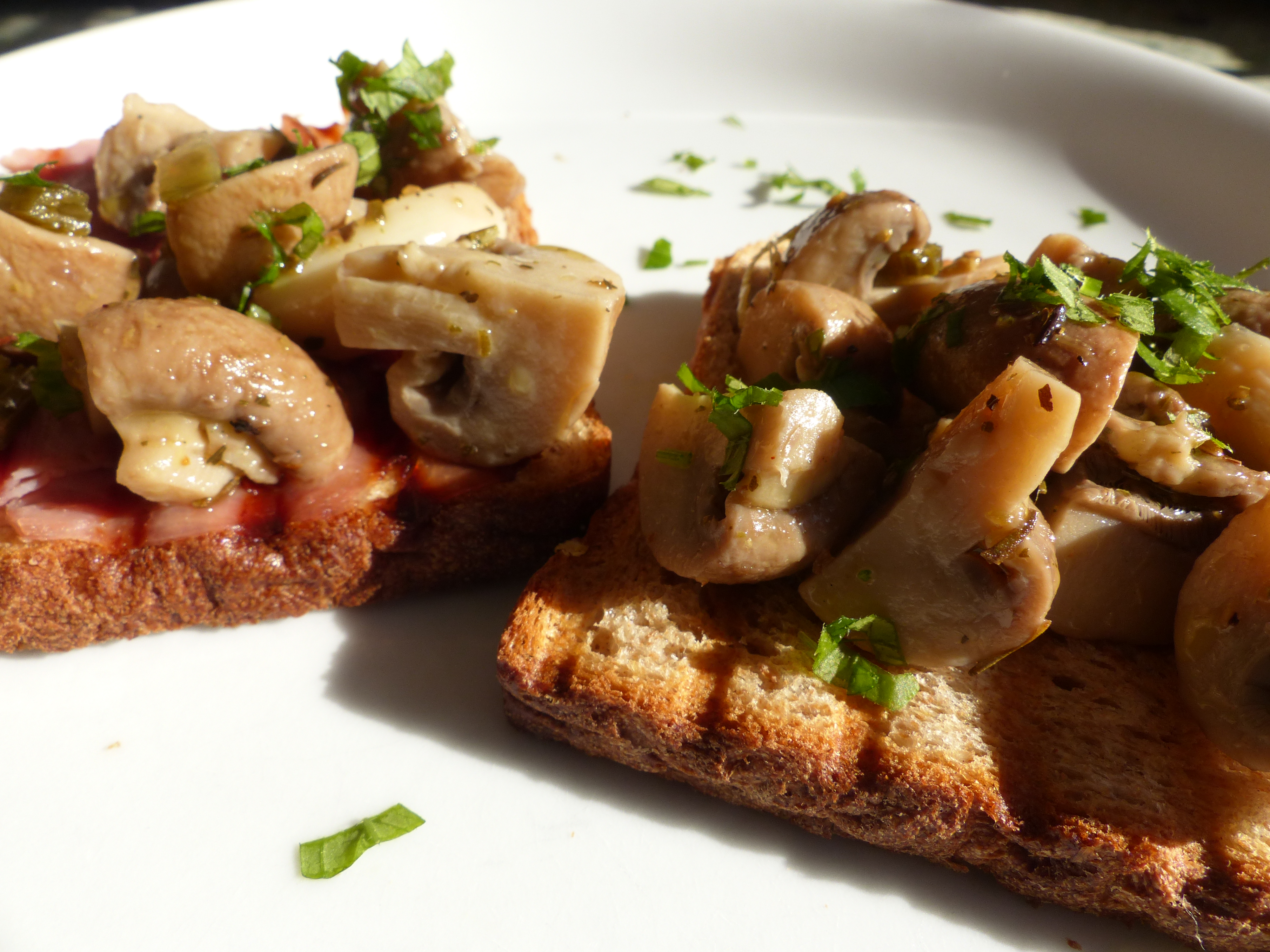 Champignons, marinierte