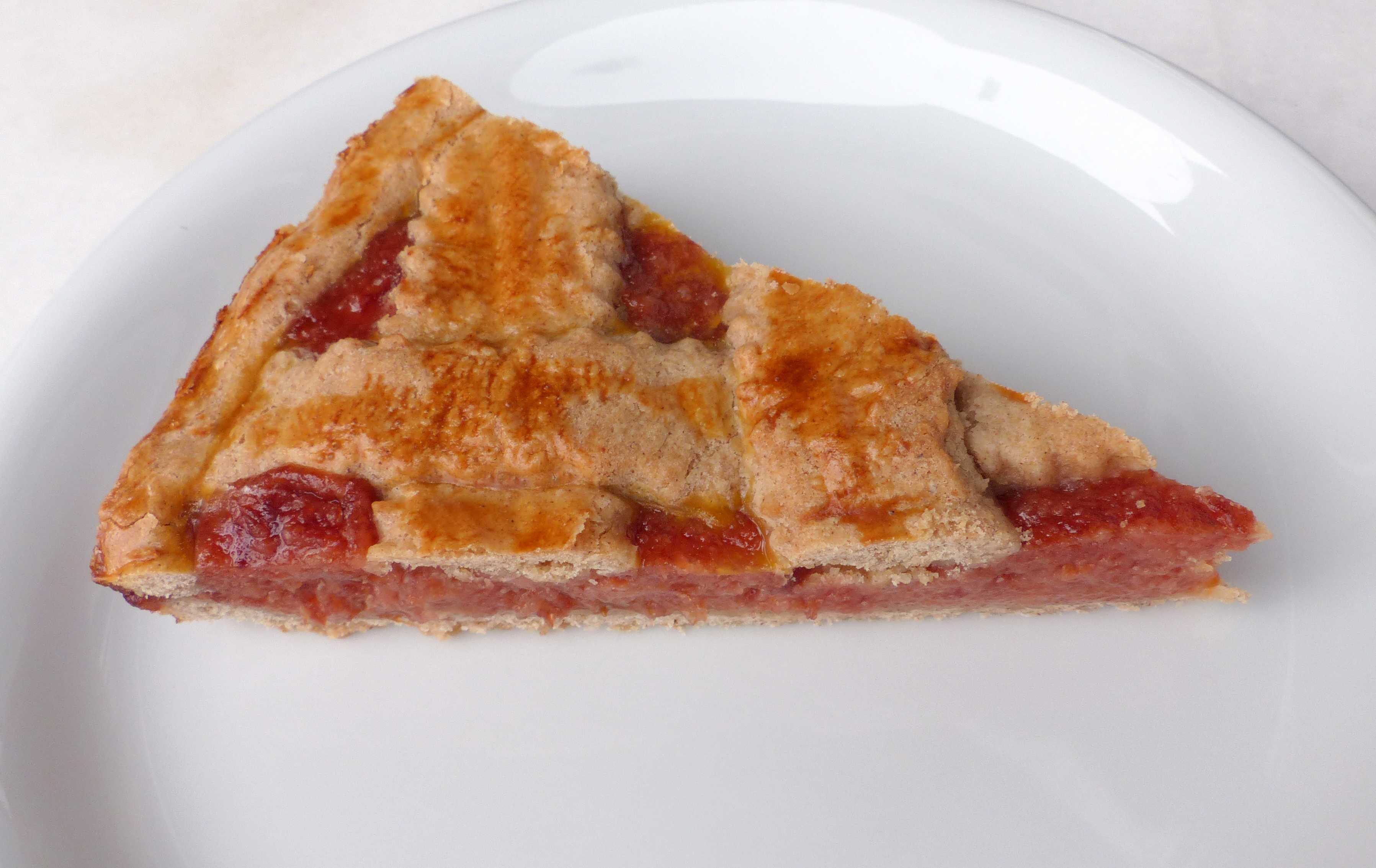 Mürbteigkuchen mit Teiggitter