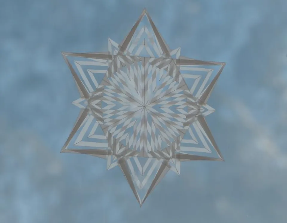 Schneeflocken-Stern