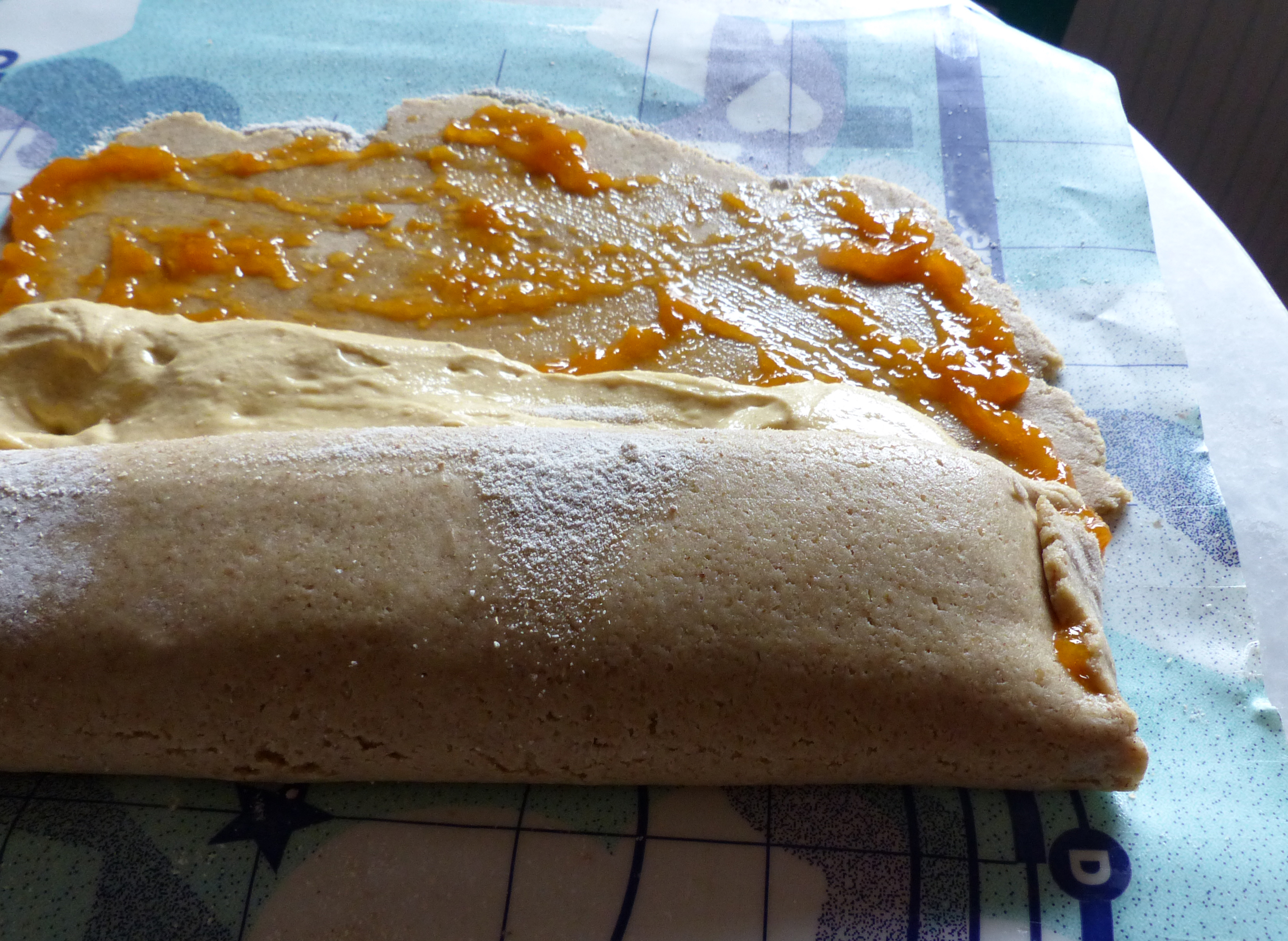 Topfenstrudel von Buchweizenmehl