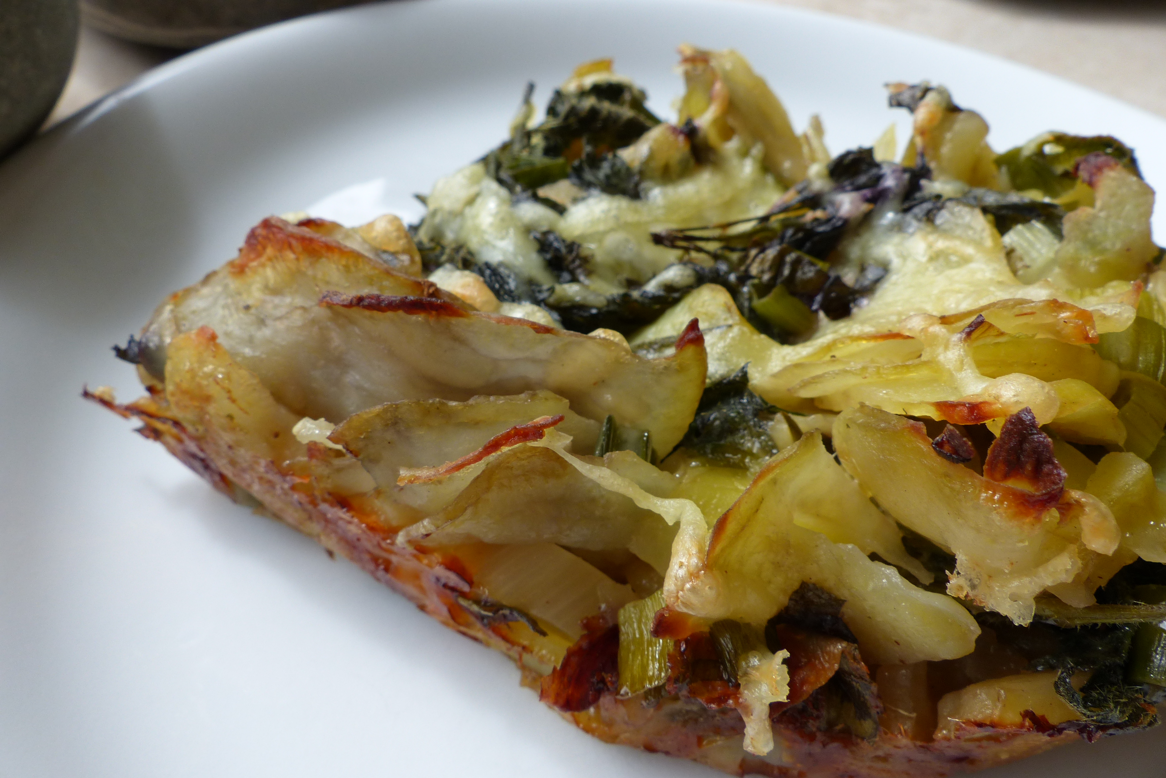 Gratin mit Wildpflanzen