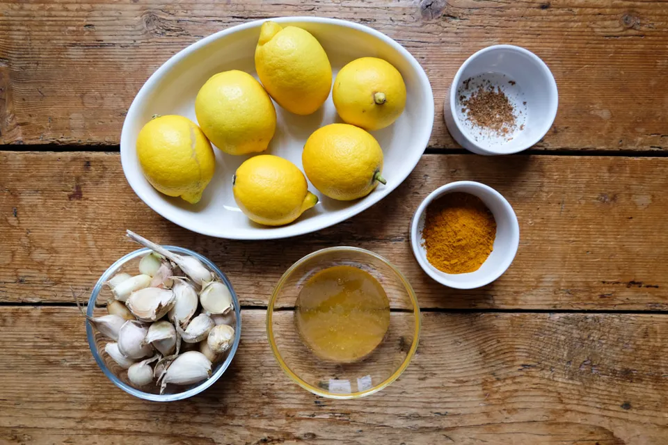 Knoblauch-Zitronen-Kur
