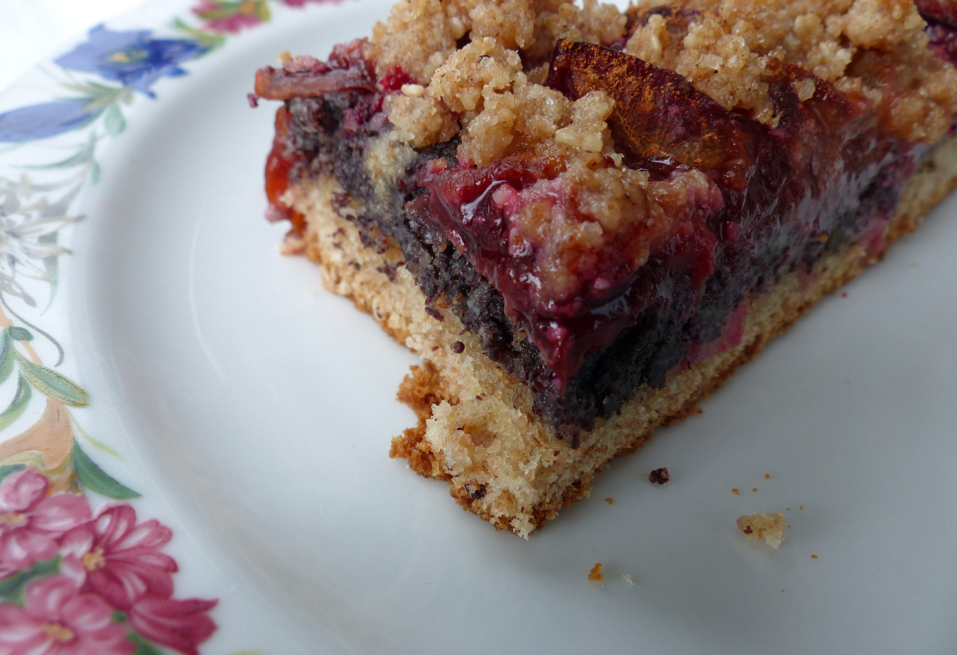 Zwetschkenfleck mit Mohn und Streusel