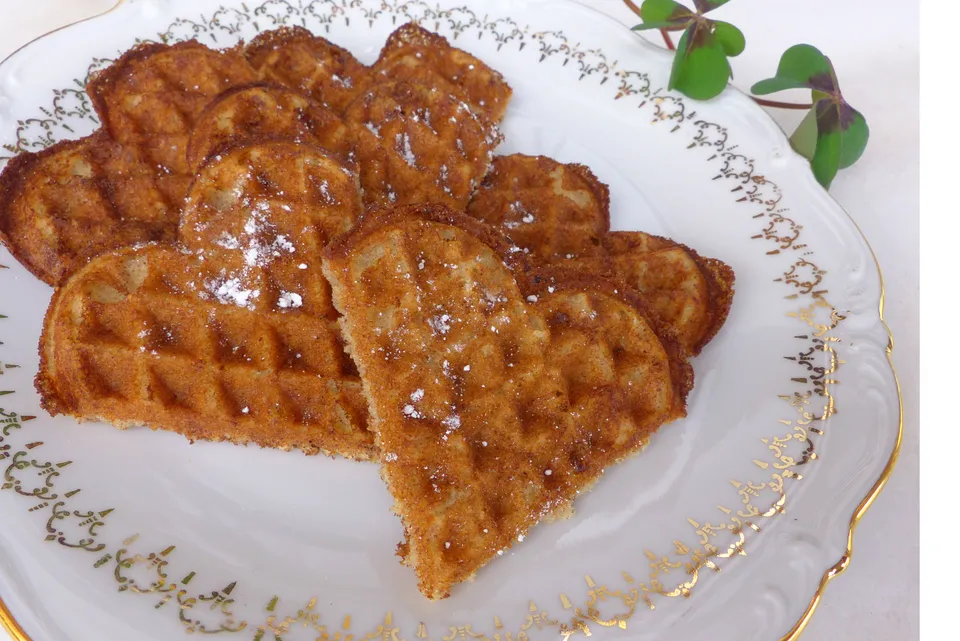 Waffeln, süß, glutenfrei